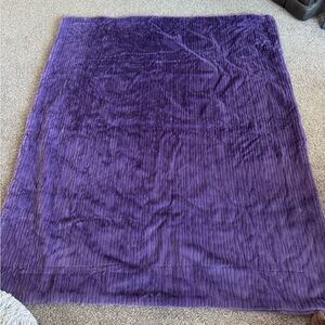 Purple Monster Minky Coutoure Blanket